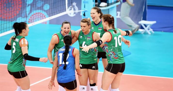 Qadın voleybolçularımızın yarımfinal mübarizəsi